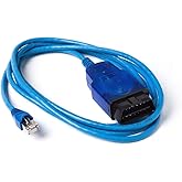 ethernet enet to obd2 E-sys Cable Tools E-SYS rj45 enet to OBD2 f Series Connector (Blue)