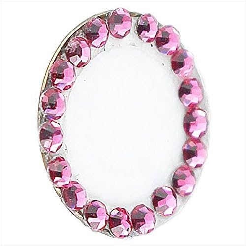 GauGau Tokyo Touch ID Home Button Cover Sticker with Rhinestone Pink White Support Fingerprint Indentification for iPhone7 6s 6 7Plus 6Plus 6sPlus iPhoneSE 5s G2-HBCRS-42