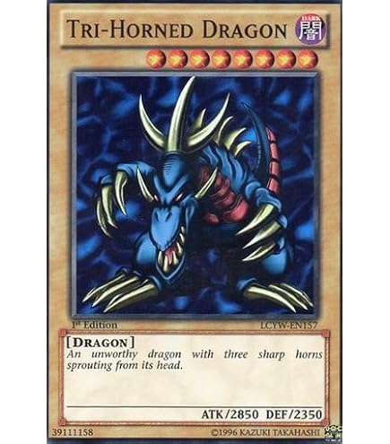 PSA9 遊戯王　旧アジア版　1st TRI-HORNED DRAGON PSA9 遊戯王 旧アジア版 1st TRI-HORNED DRAGON PSA9 遊戯王 旧