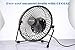 OPOLAR Office Quiet Desk Fan, USB Powered Only, 360 Degree Rotation, Perfect Personal Fan, Mini Metal Cooling Fan Dorm Office Table - 5V 6 inch Enhance Airflow (Black)