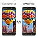 OMOTON Tempered Glass Screen Protector for Google Nexus 6P-5.7Inch, 2 Pack