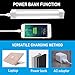 Portable LED Camping Light Stick, XINBAOHONG Emergency Magnetic Work Lamp Lantern, Rechargeable Handy Light for Home Lighting, Outdoor Night Fishing, Hiking,Biking(White)