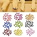Brostown 100Pcs Soft Pet Dog Nail Caps Claws Control Paws of 5 Kinds 5Pcs Adhesive Glue + 5pcs Applicator with Instructions