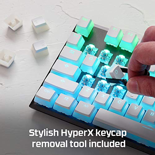 HyperX Double Shot PBT Keycaps, 104 Mechanical Keycap Set, Durable