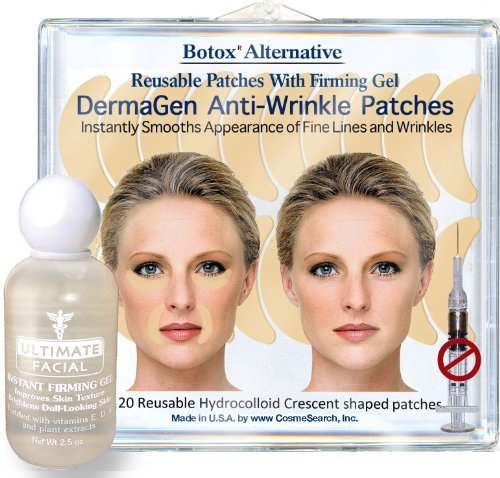 Botox Alternative DermaGen Anti-Wrinkle Patches (Crescent Shape) With Firming Gel