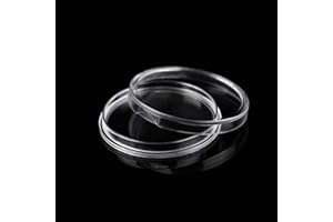 MUSHENJI 20 Pcs 38mm Silver Dollar Coin Holders for Silver Canadian Maple Leaf, Morgan, Peace, Eisenhower Acrylic Coin Capsule, Coin Storage Cases, Coin Collection Supplies