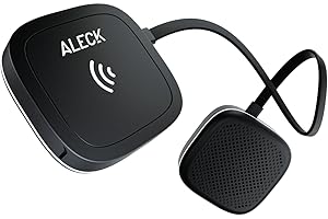 ALECK 006 Universal Wireless Bluetooth Helmet Speakers Headphones for Ski and Snowboard Audio-Ready Helmets, Glove Friendly Controls, Microphone Headset for Hands-Free Calls