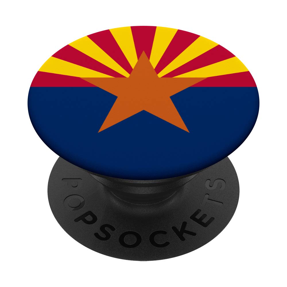 Arizona Outline State Artwork Arizonian Gift Arizona Flag PopSockets Grip and Stand for Phones and Tablets