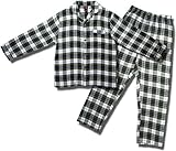 Men's Hanes Long-sleeve Coat-style Cotton Flannel Pajamas