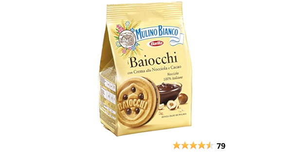 Barilla Baiocchi Nocciola 260 G Amazon Es Alimentacion Y Bebidas