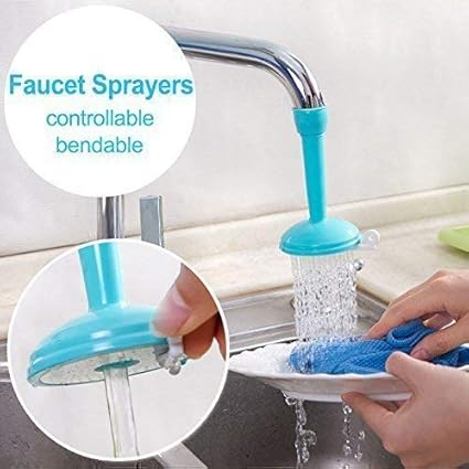 Piesome Kitchen Faucet Plastic Adjustable Tap Extender Sink Tap