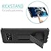 LOVPHONE Samsung Galaxy S8 Holster Case, Secure Belt Clip Holster & Kickstand Combo 180° Degree Rotating Locking Swivel + Shockproof Protection Case (Black)