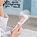 ANUOEXGO Mini Handheld Fan, Personal Portable Cooling Fan Foldable Desktop Table Electric Fan USB Rechargeable Air Conditioning Fan Strong Wind Adjustable 2 Speeds Pocket Size Gift for Office