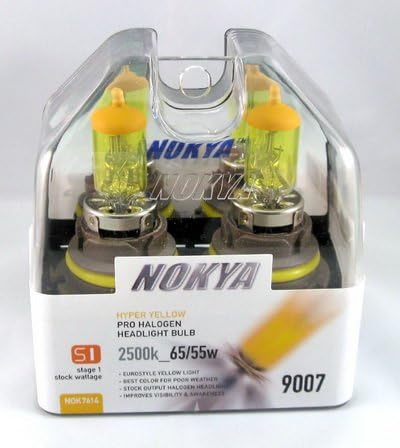 Nokya 9007/HB5 Hyper Yellow Halogen Light Bulb (NOK7614) (NK-Y-9007)