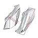 Astra DepotS 1 Pair Chrome Mid-Frame Air Deflectors for 2009-2016 Harley Road King Street Electra Tri Glide
