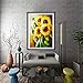 JOPROCH BOHADIY 2 Pack DIY 5D Diamond Painting by Number Kit for Adult, Sunflowers Full Drill Crystal Rhinestone Embroidery Cross Stitch Diamond Embroidery Dotz Kit Home Wall Decor