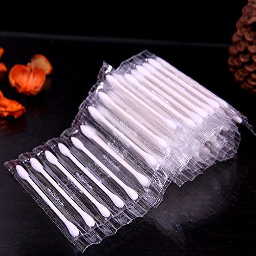 Individual Packaging Makeup Cotton Swabs 100pcs Double Tipped Versatile Cotton Tipped Applicators for Festival Gift - Thumbnail 2