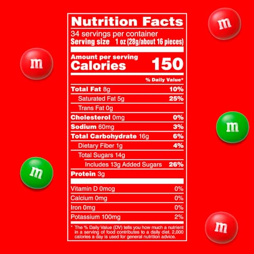 M&M’S PEANUT BUTTER CHOCOLATE CANDY, FOOTBALL PARTY CANDY SUPPLIES, PARTY SIZE, 34 OZ BAG