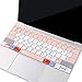 MOSISO Keyboard Cover Compatible with MacBook Pro 13 inch A1708 Without Touch Bar 2017 2016 Release & Compatible with MacBook 12 inch A1534, Silicone Protective Skin, Mac OS X Shortcut, Rose Quartz