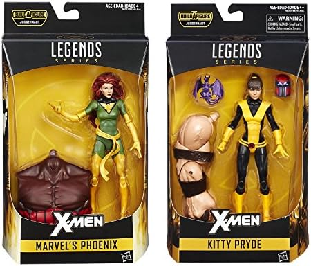 Marvel Legends X-Men Marvel's Phoenix &amp; Kitty Pride Set oF 2 Build A Figure Juggernaut