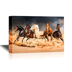 Five Running Horses