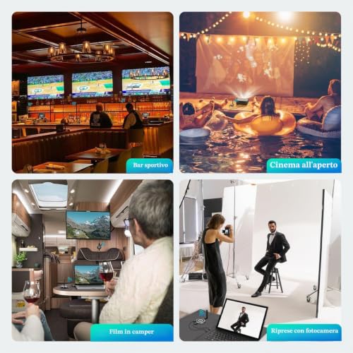 AIMIBO HDMI Wireless Transmitter and 3 Receivers, Wireless Extender HDMI 5.8G 98FT/30M Streaming Video 1080P@60Hz for Laptop, PC, Camera TV Box on Multiple TVs, Projector, Display
