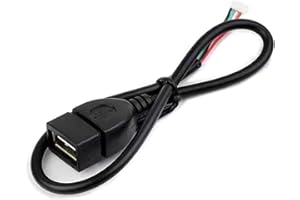 USB to 4P MX1.25 Cable USB2.0 Female to 4pin MX1.25 Data Cord for Lyra Efficient Power Supply 30cm Cooling Fan Adapter