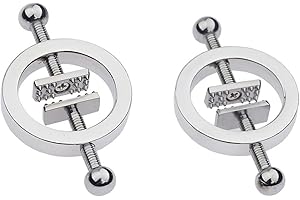 Acekiily Stainless Steel Nipple Chain Clip Non-Piercing Adjustable Body Clips Jewelry Gift For Women Men