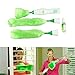Gotd Multifunctional Electric Green Feather Dusters Dust Cleaning Brush for Blinds (Green)
