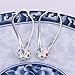 NYKKOLA Beautiful 925 Sterling Silver Unique Jewelry Classic Colorful Crystal Dangle Earrings