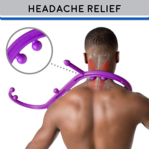 Body Back Buddy Original Trigger Point Therapy Self Massage Tool w/ Usage Poster – Back & Neck Acupressure Massager, Myofascial Release Tool & Deep Muscle Massage Stick by Body Back Company