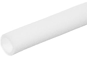 PATIKIL Pipe Insulation Foam Tube, Heat Preservation Foam Pipe Outdoor Wrap Pipe Covers 1-3/5" (40mm) ID x 2" (50mm) OD x 6.6
