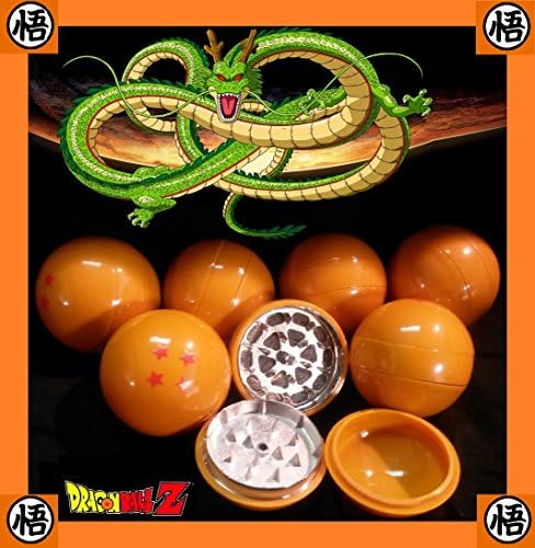 Four Star Dragon Ball Z Herb Spice Plastic And Metal Grinder - Three Piece - 2.25"