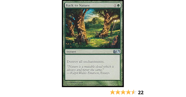 Amazon Com Magic The Gathering Back To Nature Magic 11 Toys Games