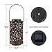 SUNWIND Solar Decorative Lanterns Outdoor - Solar Lanterns Outdoor Hanging 2 Pack Solar Hollow Lights Solar Powered Garden Decorative Table Lights for Patio Garden Backyard