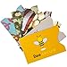 Credit & ATM RFID Protector Sleeve by BEE SECURE, Advanced Blocking Technology Prevents ID Theft, includes 6 UNIQUE and STYLISH Designs for Men & Women, Bee safe and secure