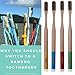 Premium 100% Natural Organic Bamboo Toothbrush by Green Nature Goods (4-Pack) - Eco-Friendly Biodegradable and Ergonomic with Charcoal Infused Soft Bristles