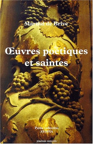 Les  œuvres poétiques et saintes