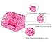 EasyPAG Office Desk Accessories Organizer 5 Compartments with Drawer,Pink