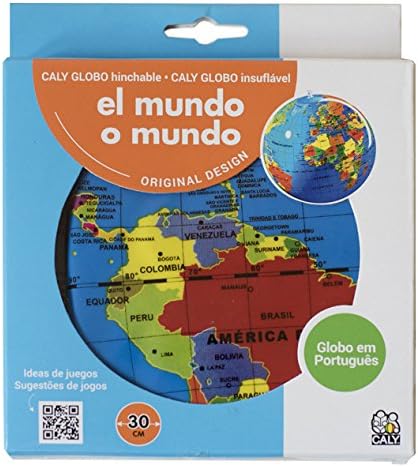 Caly - Esfera del mundo político hinchable, 30 cm, castellano ...