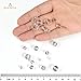 BEADNOVA White Clear Crystal Quartz Gemstone Round Loose Beads for Jewelry Making (10mm, 36-38pcs)