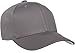 Flexfit Men's Cotton Twill Fitted Baseball Cap, Grey, Large-X-Large