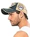 ililily Route 66 Wing Logo Patch Denim Mesh Back Snapback Hat Baseball Cap (ballcap-1081-1)