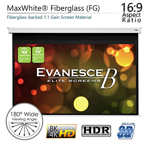 Elite Screens Evanesce B, 100" 169, Recessed inCeiling Electric