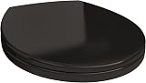 AAN Soft Close Toilet Seat Black O Shape Quick Release Top Fixing Adjustable view 6