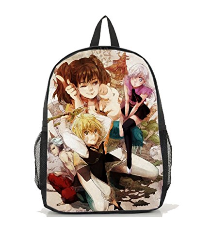 Dreamcosplay The Seven Deadly Sins Logo Backpack Student Bag Cosplay