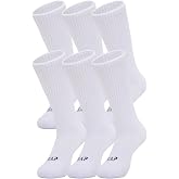 Original Texture Crew Socks, 6-Pack Adult Socks, Comfortable &amp; Stretchy