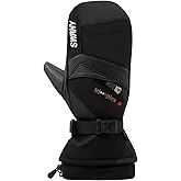 Swany Men's X-Change Sports Insulated Warm Durable Breathable Flexible Leather Winter Mittens