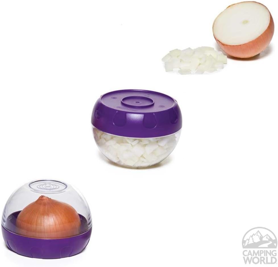 Progressive Prepworks BPA Free Onion Keeper Storage Container, Purple - Image 5