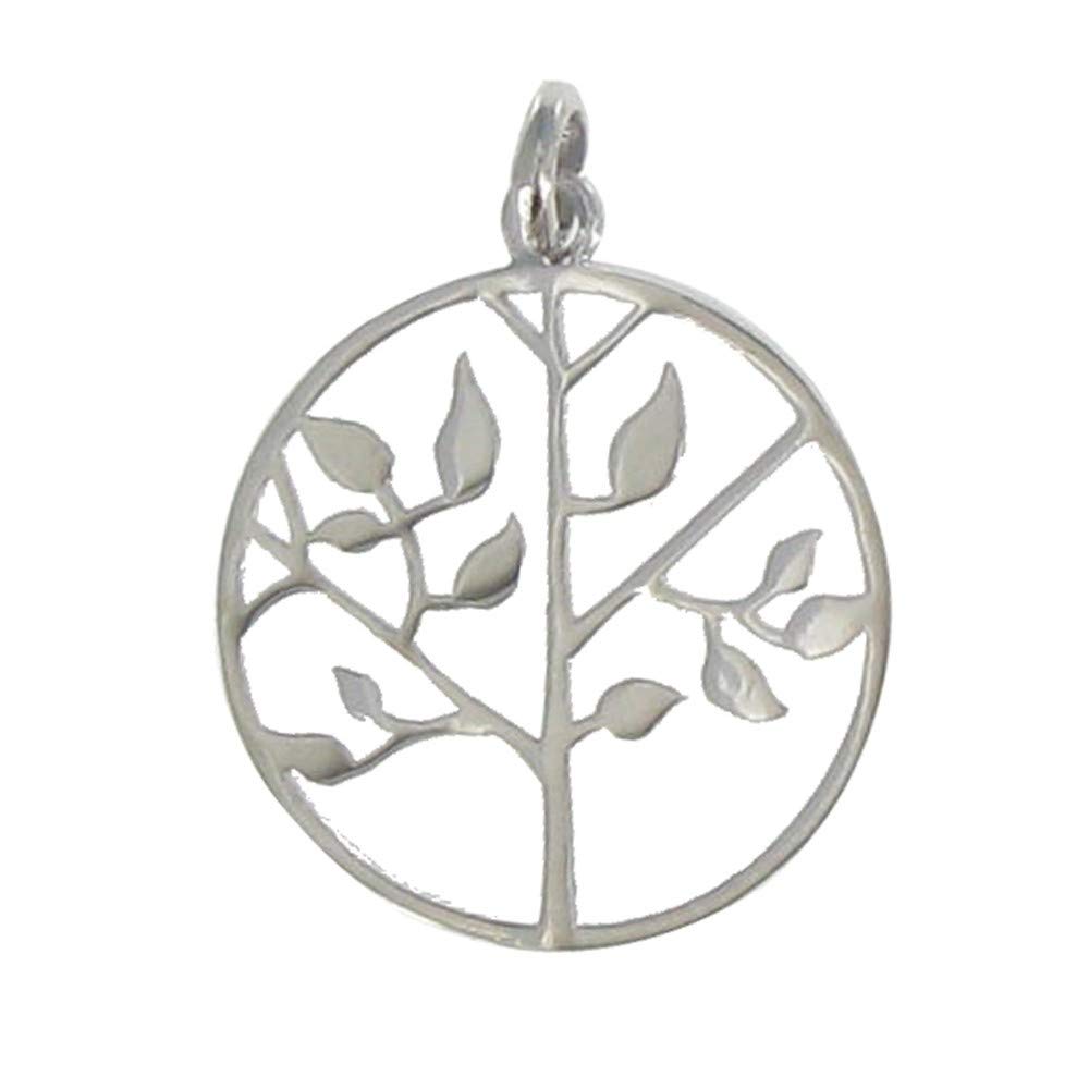 LES POULETTES BIJOUX - Silver Rhodium Life Tree Pendant